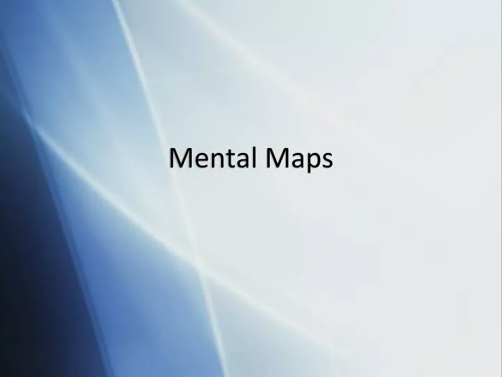 mental maps