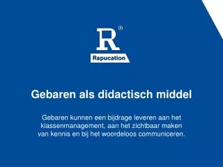 gebaren als didactisch middel