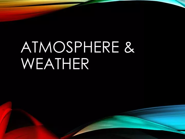 atmosphere weather