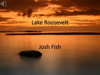 lake roosevelt