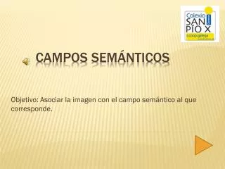 objetivo asociar la imagen con el campo sem ntico al que corresponde