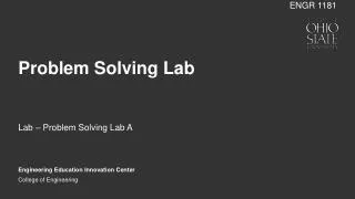 Problem Solving Lab