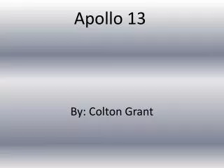 Apollo 13