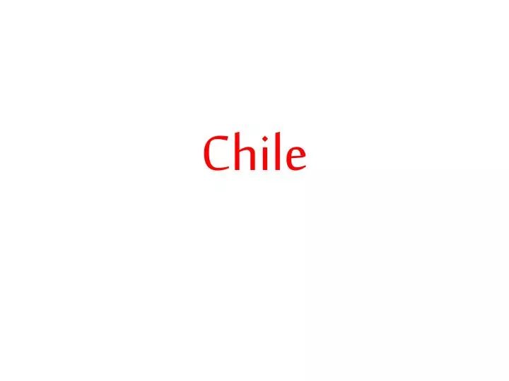 chile