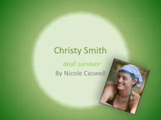 Christy Smith