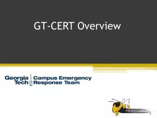 GT-CERT Overview
