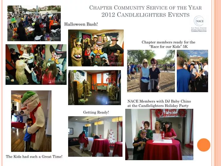 chapter community service of the year 2012 candlelighters events