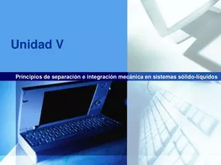 unidad v