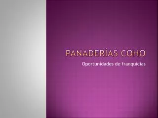 panader as coho