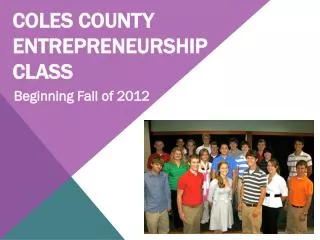 Coles County Entrepreneurship Class