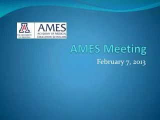 AMES Meeting
