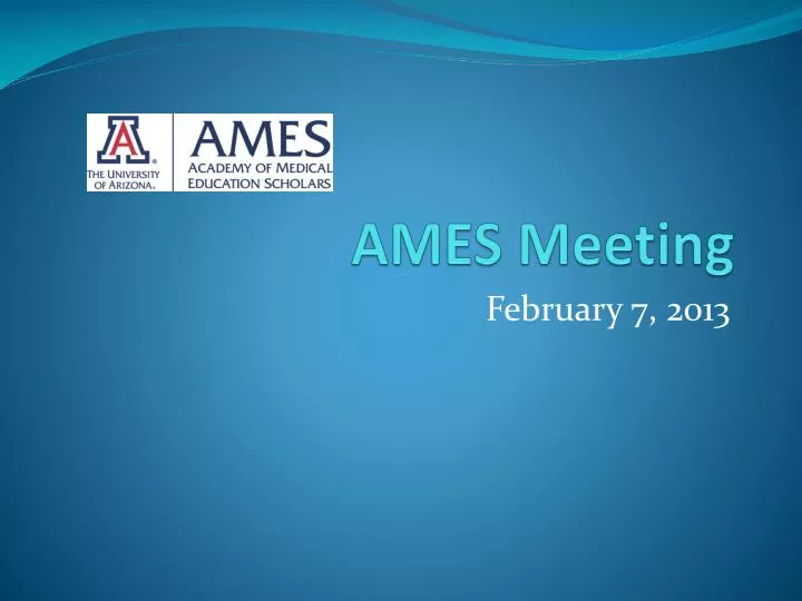 ames meeting