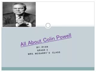 all about colin powell