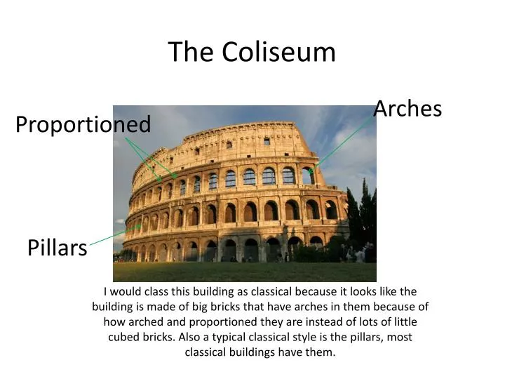 the coliseum