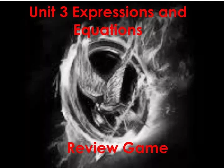 unit 3 expressions and equations