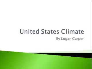 United States Climate