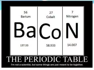 FAMILIES on the Periodic Table