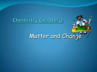 Chemistry Chapter 2