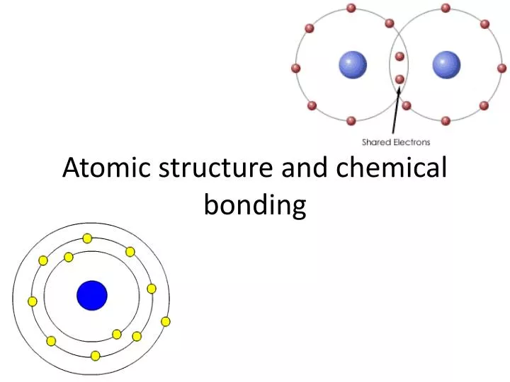 atomic structure and chemical bonding