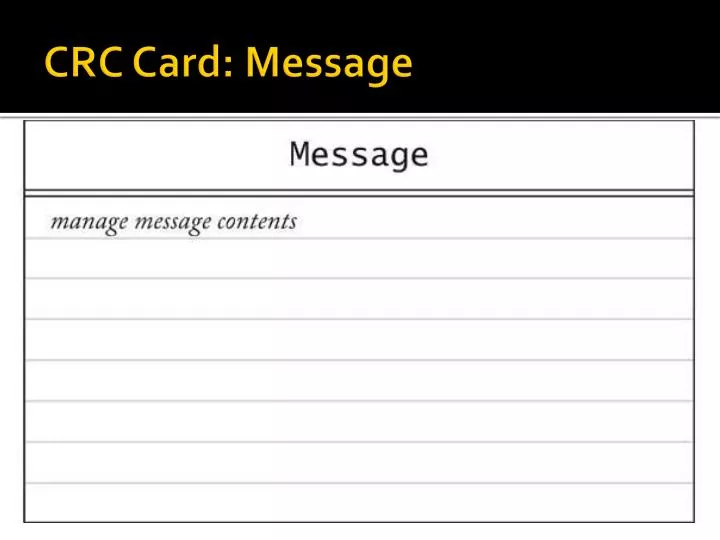 crc card message