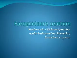 euroguidance centrum