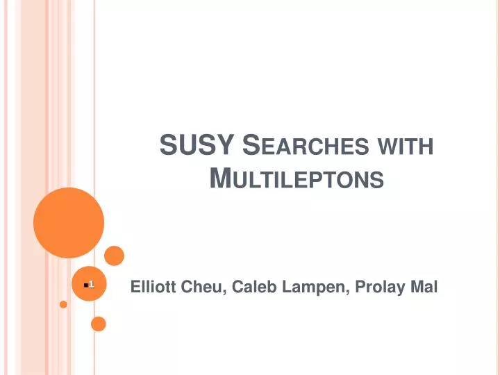 susy searches with multileptons