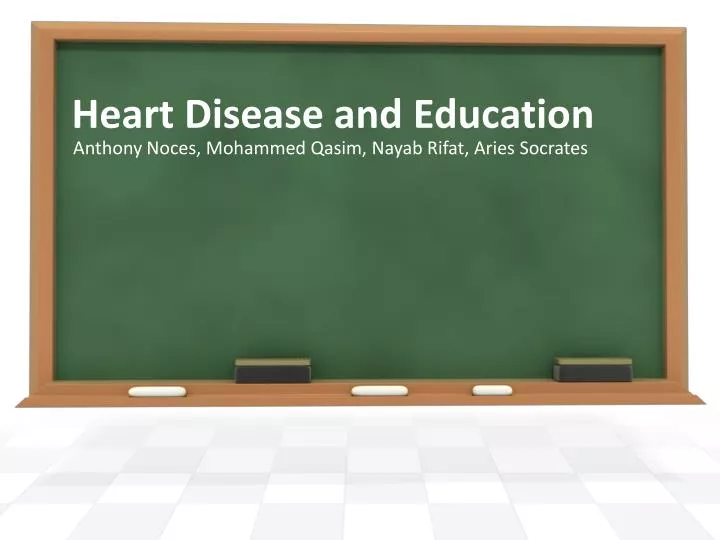 heart disease and education