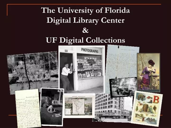 the university of florida digital library center uf digital collections