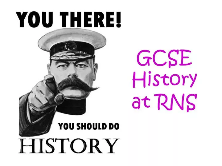 gcse history at rns