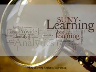 FACT2 Learning Analytics Task Group