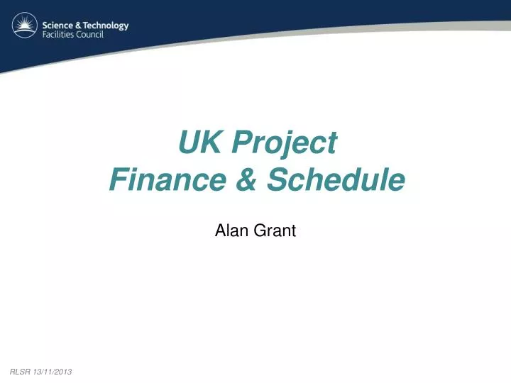 uk project finance schedule