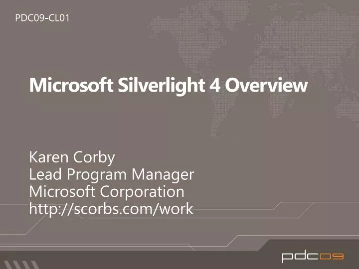microsoft silverlight 4 overview