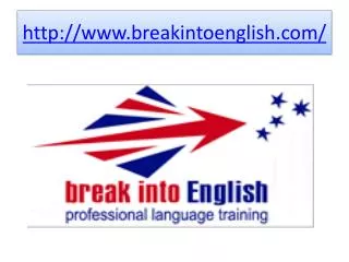 English classes online | Break Into English