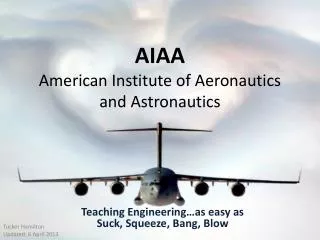 AIAA American Institute of Aeronautics and Astronautics