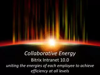 Bitrix Intranet spectrum of services