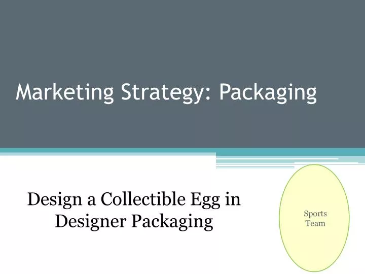 marketing strategy packaging