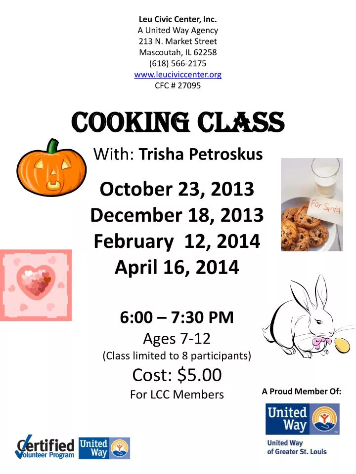 cooking class with trisha petroskus