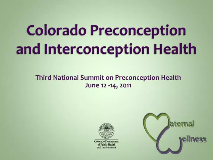colorado preconception and interconception health