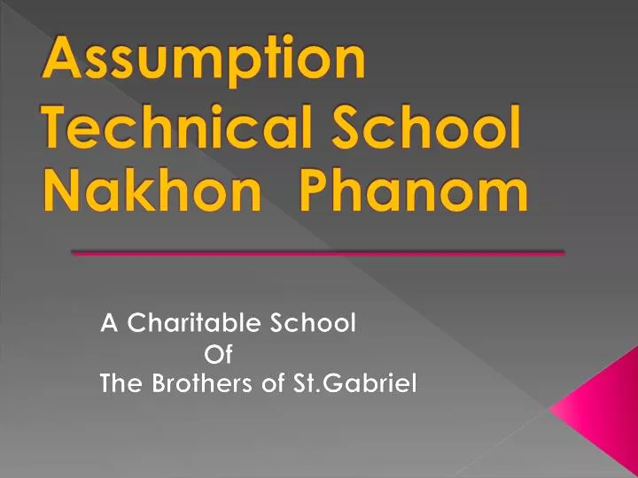 assumption technical school nakhon phanom