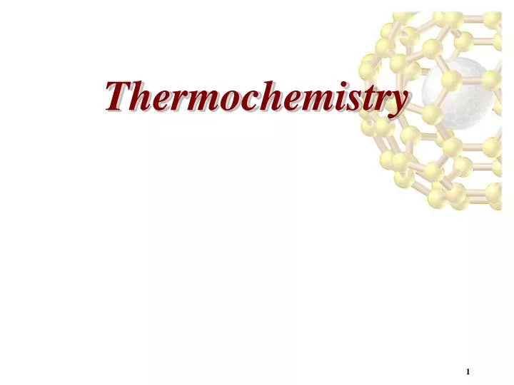 thermochemistry