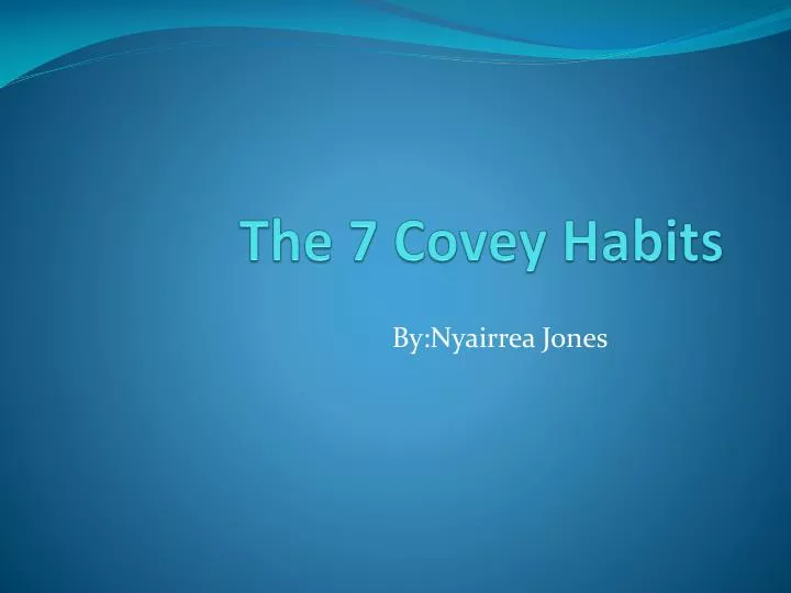the 7 covey habits