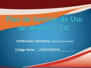 plan de gesti n de uso de medios y tic