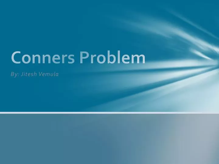 conners problem