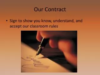 Our Contract