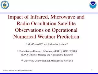 Lidia Cucurull (1) and Richard A. Anthes (2)