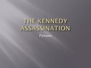 the kennedy assassination