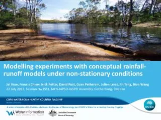 Modelling experiments with conceptual rainfall-runoff models under non-stationary conditions