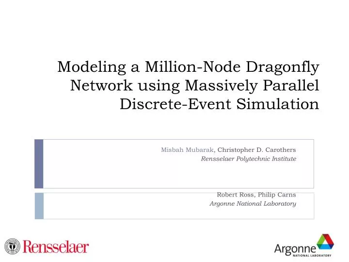 modeling a million node dragonfly network using massively parallel discrete event simulation