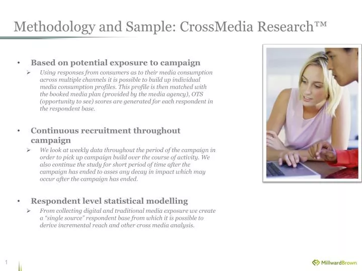 methodology and sample crossmedia research