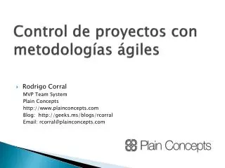 control de proyectos con metodolog as giles